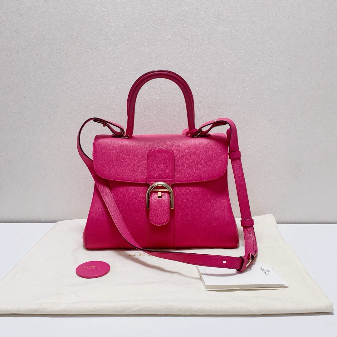 Delvaux - Brillant - Grained leather - Pink - (medium)
