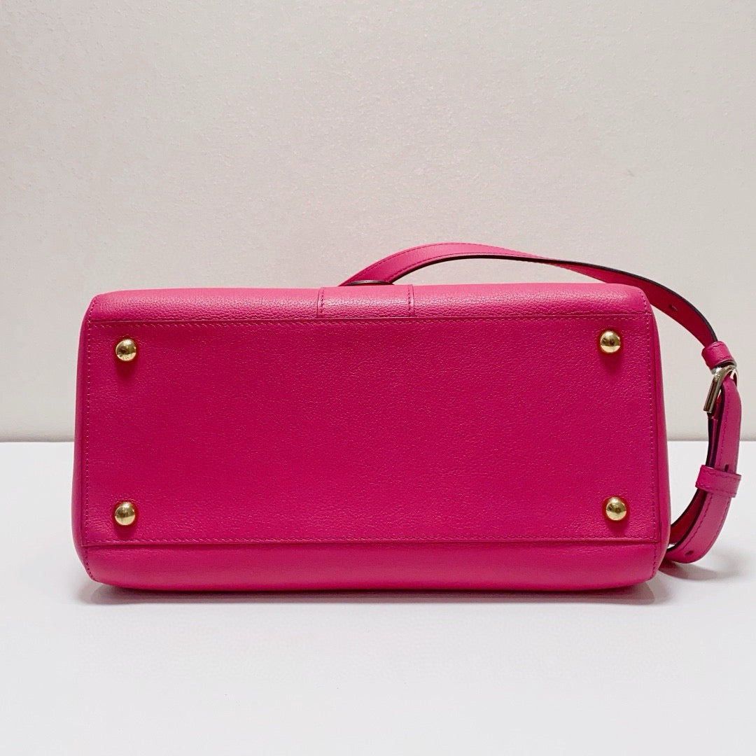 Delvaux - Brillant - Grained leather - Pink - (medium)