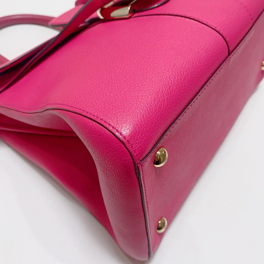 Delvaux - Brillant - Grained leather - Pink - (medium)