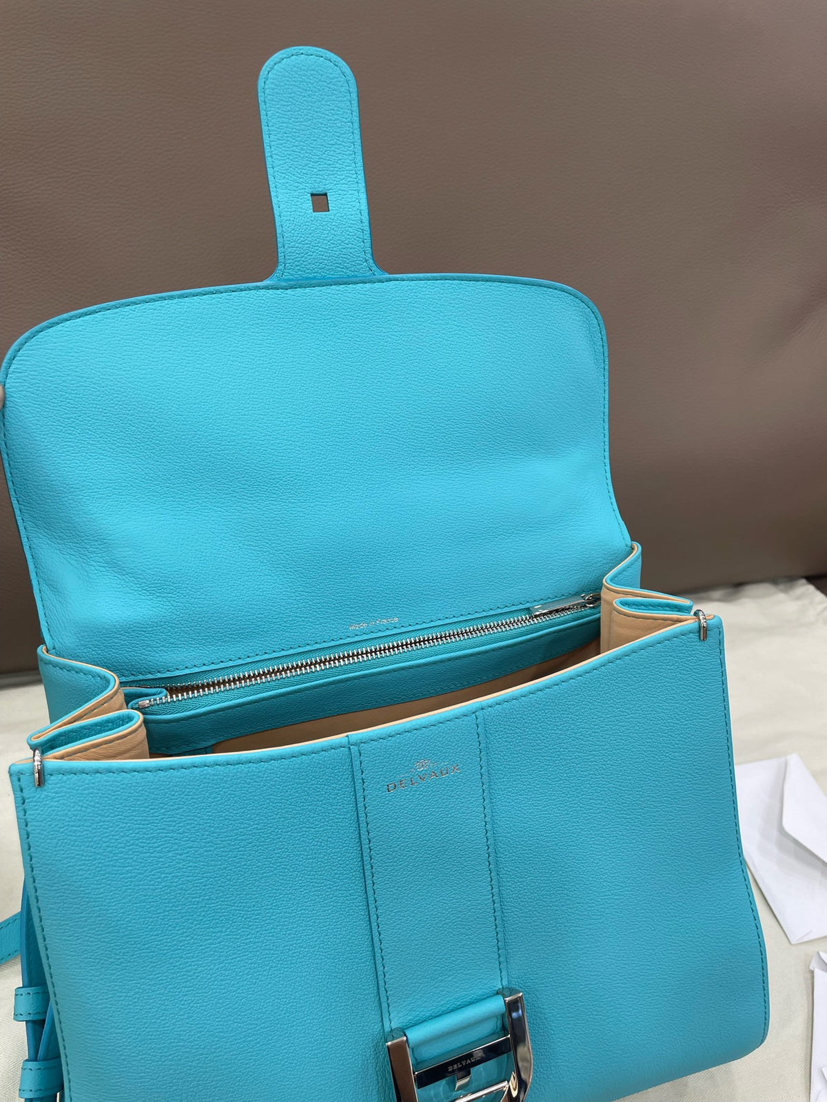 Delvaux - Brillant Medium - Leather - Blue - (medium)