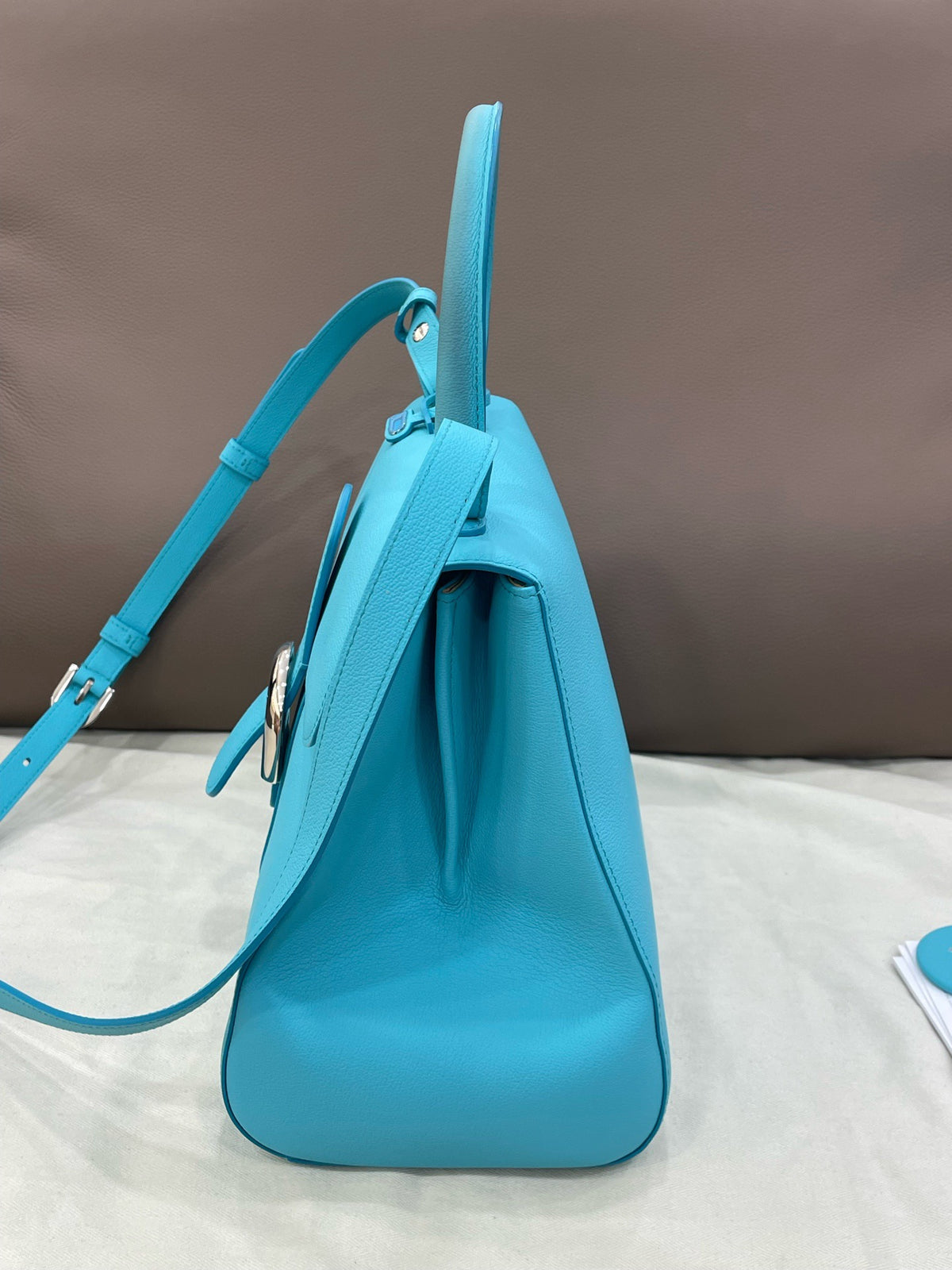 Delvaux - Brillant Medium - Leather - Blue - (medium)