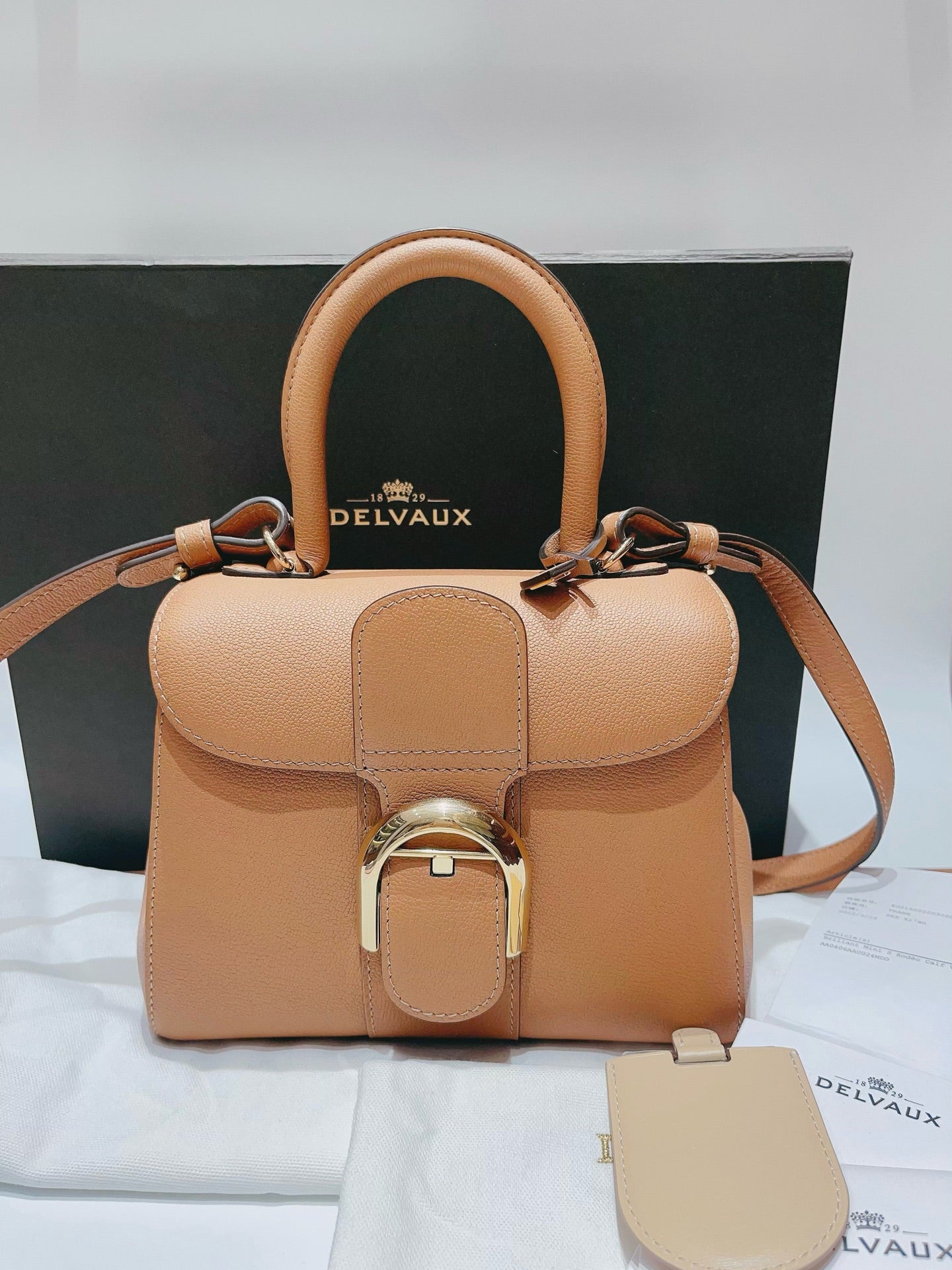 Delvaux - Brillant Mini - Calfskin - Camel - (mini)