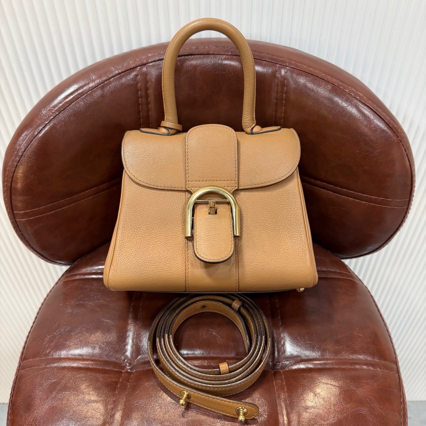 Delvaux - Brillant Mini - Calfskin - Camel - (mini)