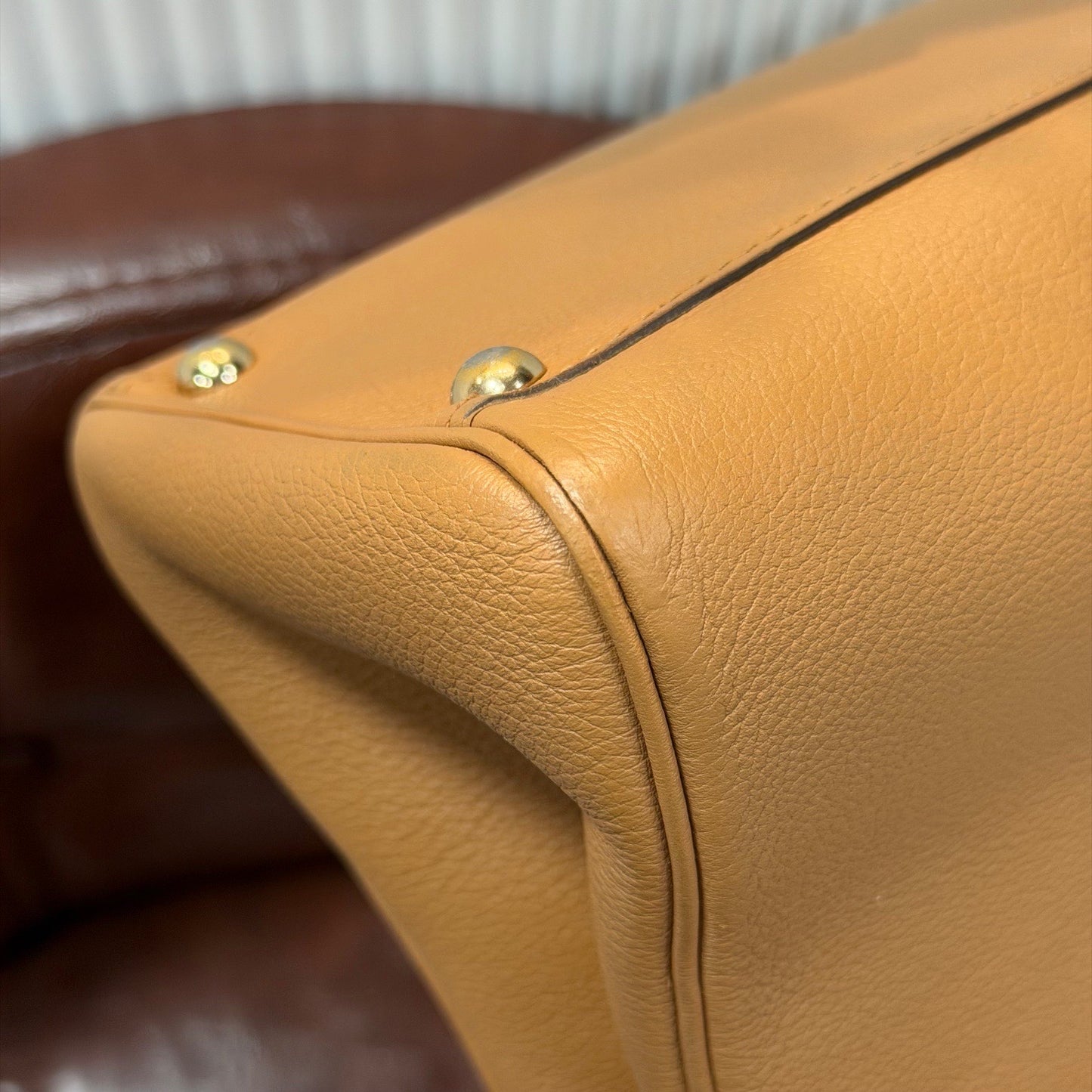 Delvaux - Brillant Mini - Calfskin - Camel - (mini)