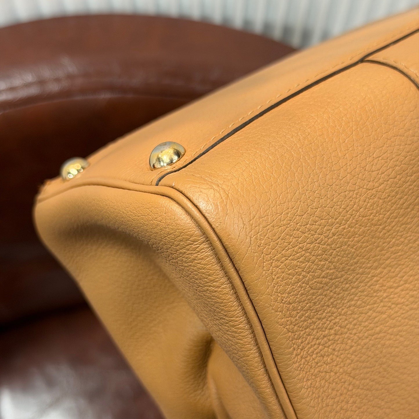 Delvaux - Brillant Mini - Calfskin - Camel - (mini)