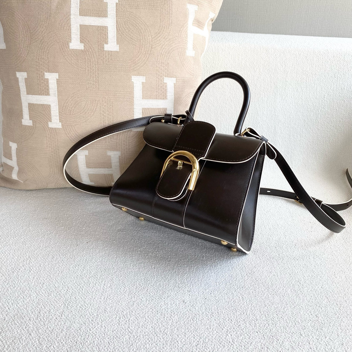 Delvaux - Brillant mini - Leather - Brown - (mini)