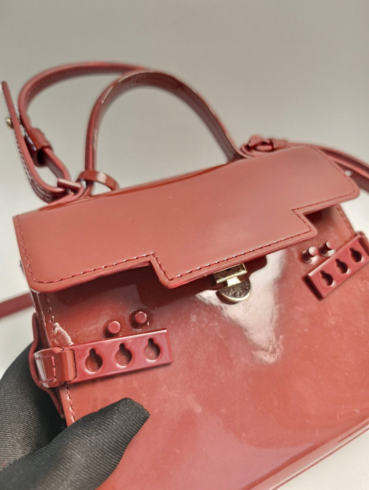 Delvaux - Brillant Mini - Patent leather - Red - (mini)