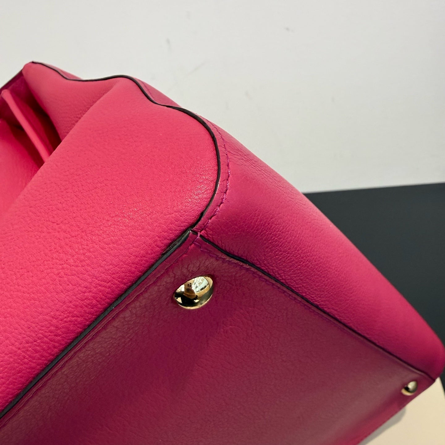 DELVAUX - Brillant MM - Grained leather - Pink - (Medium)