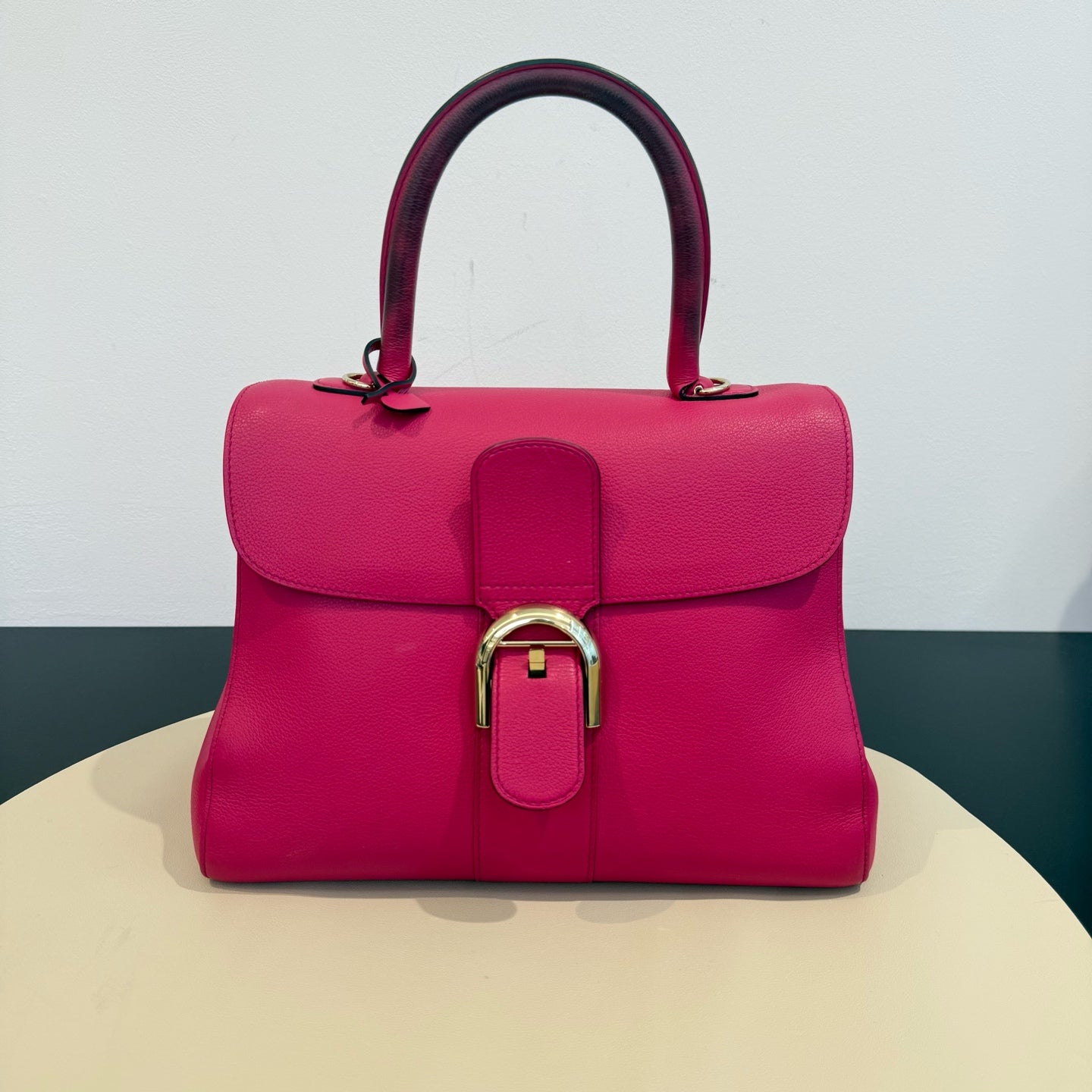 DELVAUX - Brillant MM - Grained leather - Pink - (Medium)