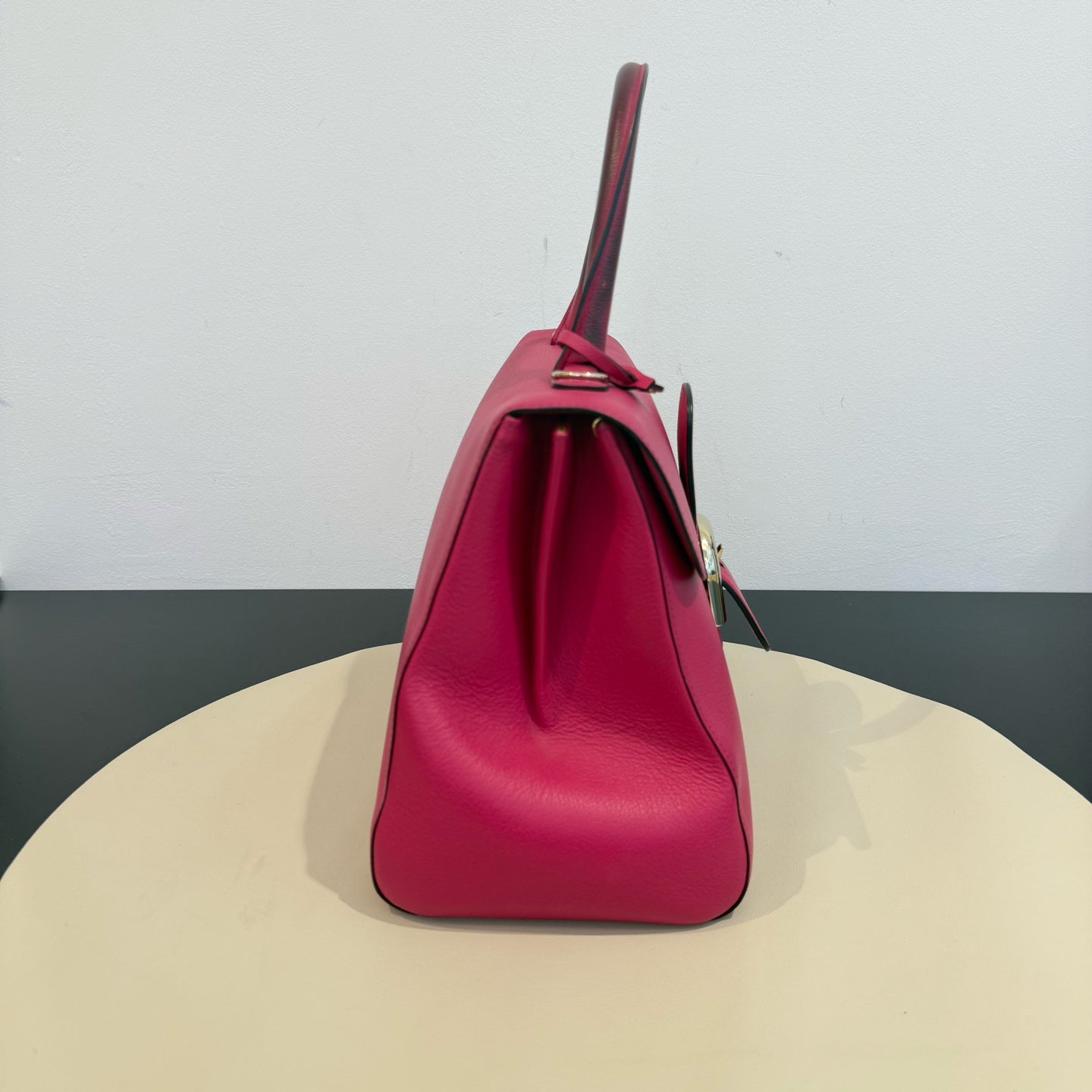 DELVAUX - Brillant MM - Grained leather - Pink - (Medium)