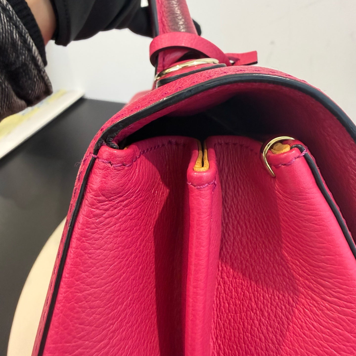 DELVAUX - Brillant MM - Grained leather - Pink - (Medium)