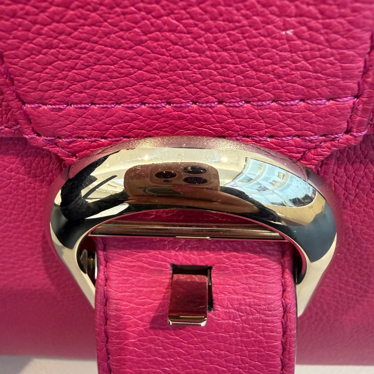DELVAUX - Brillant MM - Grained leather - Pink - (Medium)