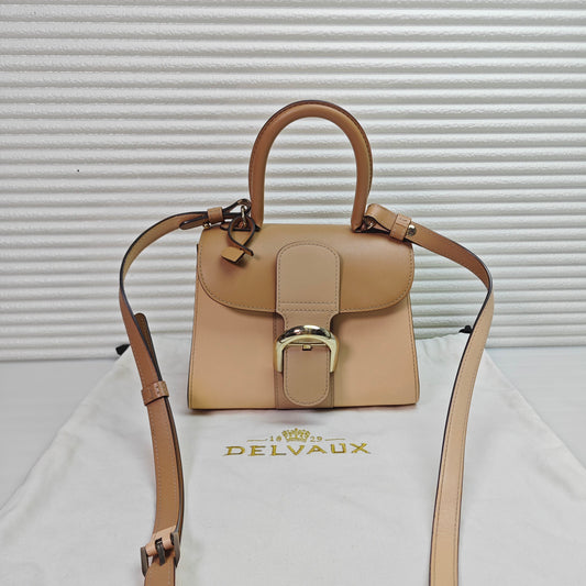 Delvaux - Brilliant - Leather - Camel - (mini)