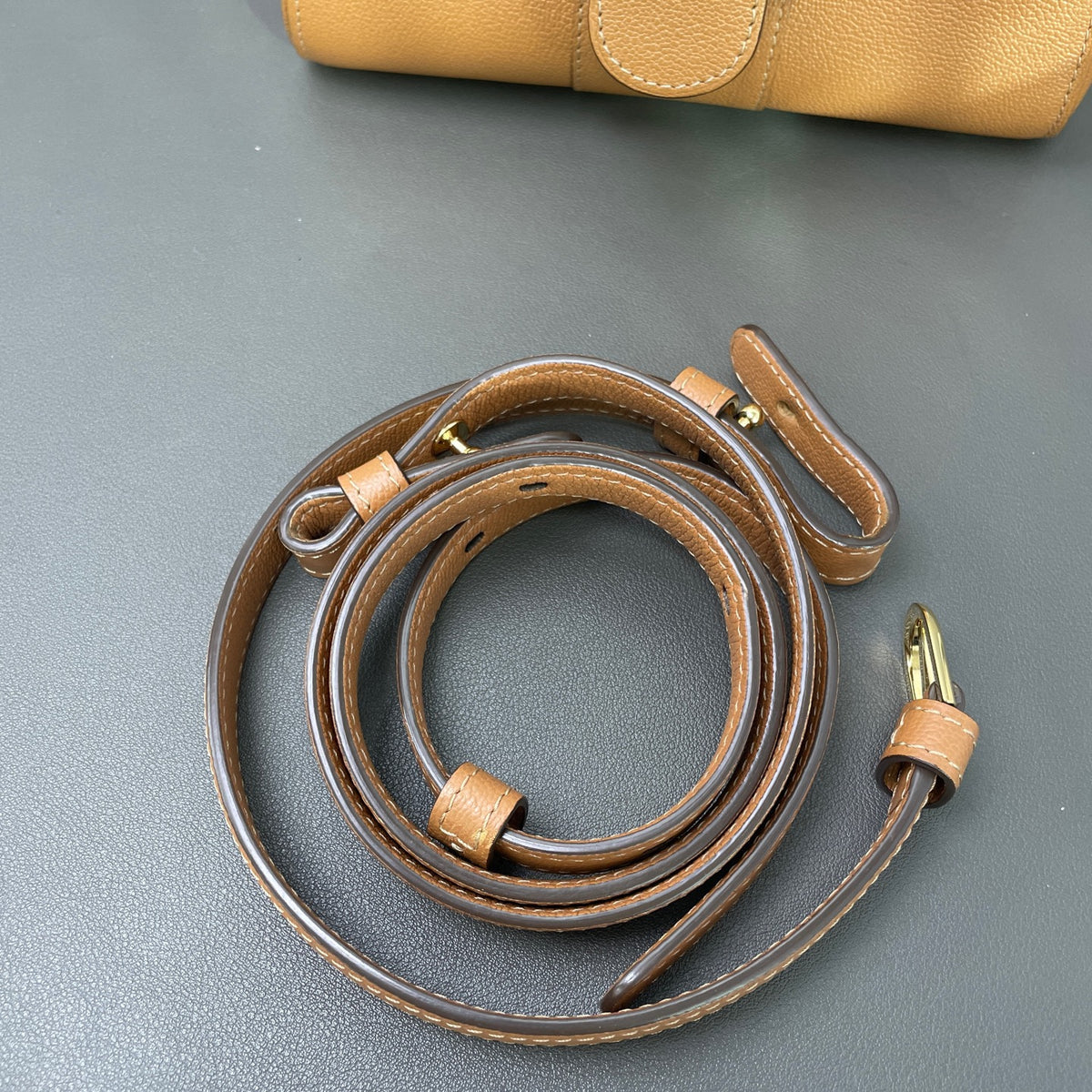 Delvaux - Brilliant - Leather - Camel - (mini)