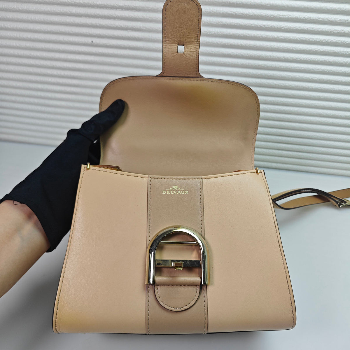 Delvaux - Brilliant - Leather - Camel - (mini)