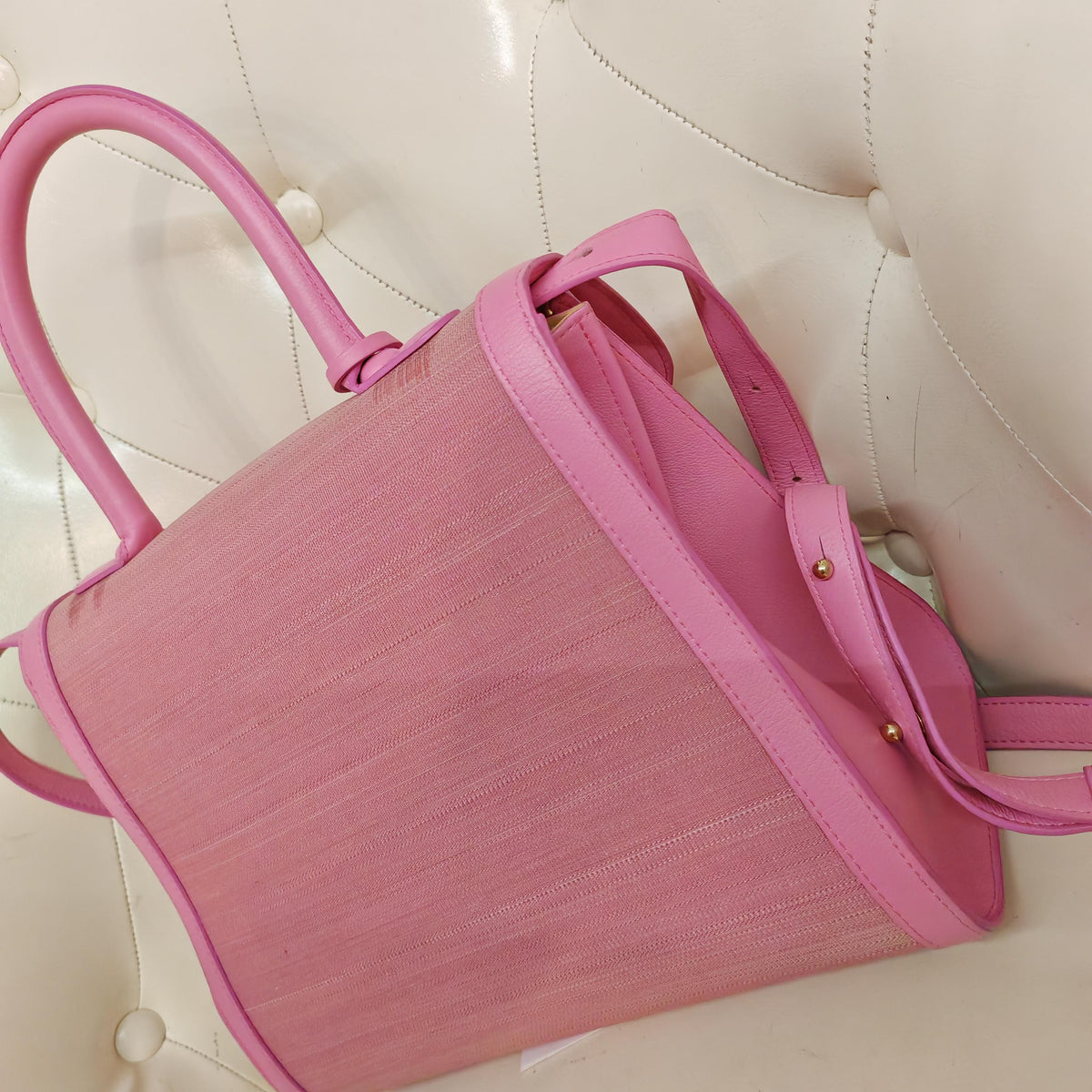 Delvaux - Brilliant Medium - Cloth - Pink - (medium)