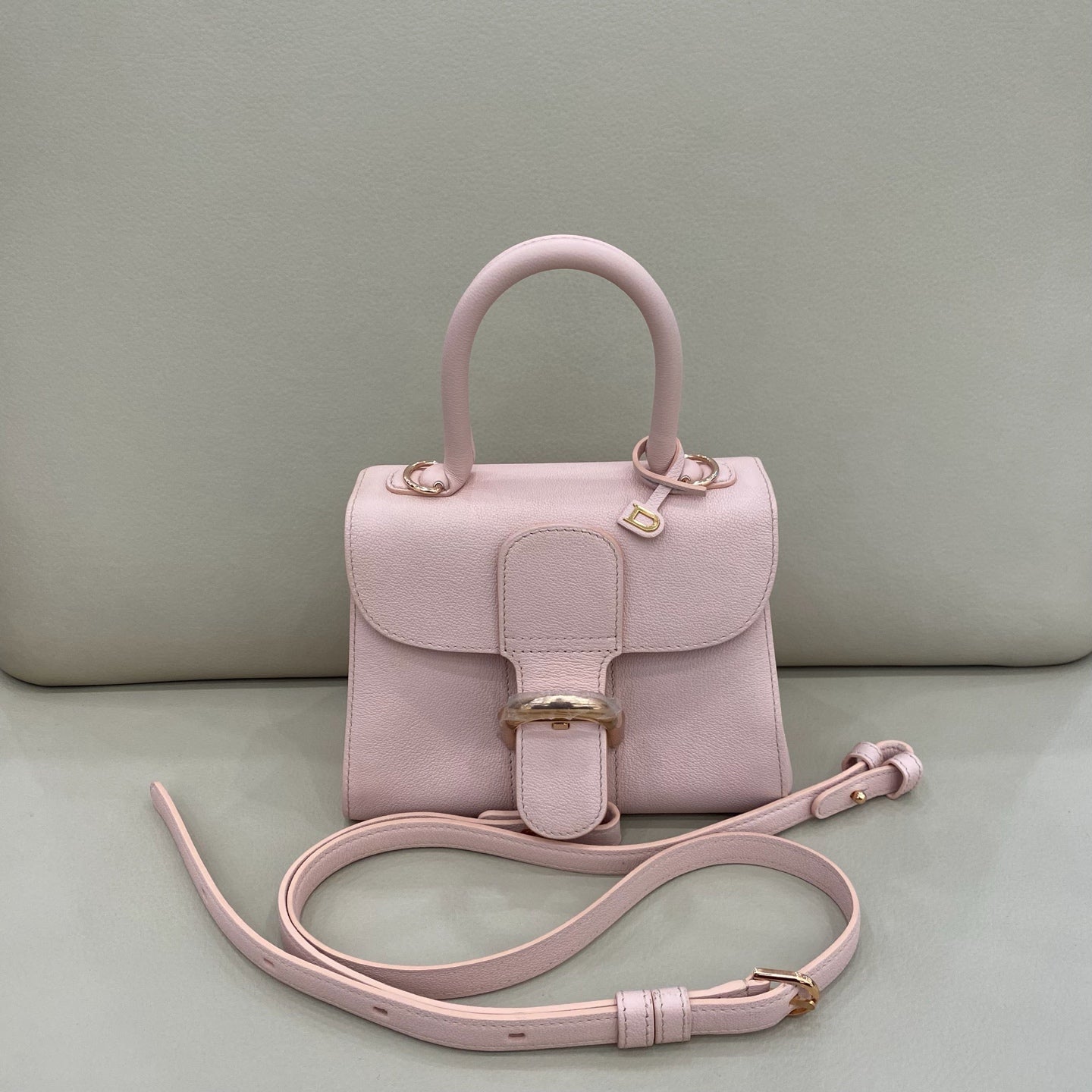 Delvaux - Brilliant Mini - Grained leather - Pink - (mini)