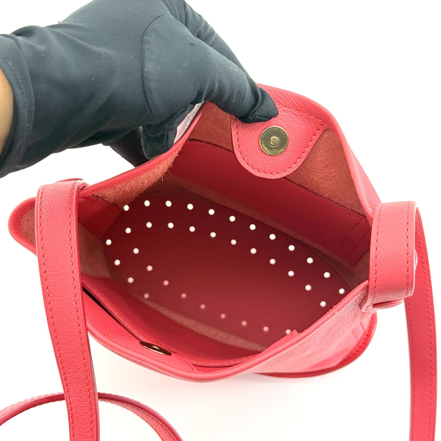 Delvaux - Cool Box Mini - Grained leather - Watermelon Red - (Small)