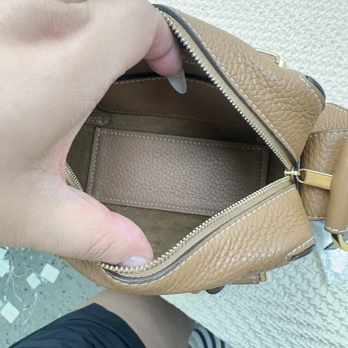 Delvaux - Cool Box Mini - Leather - Camel - (mini)