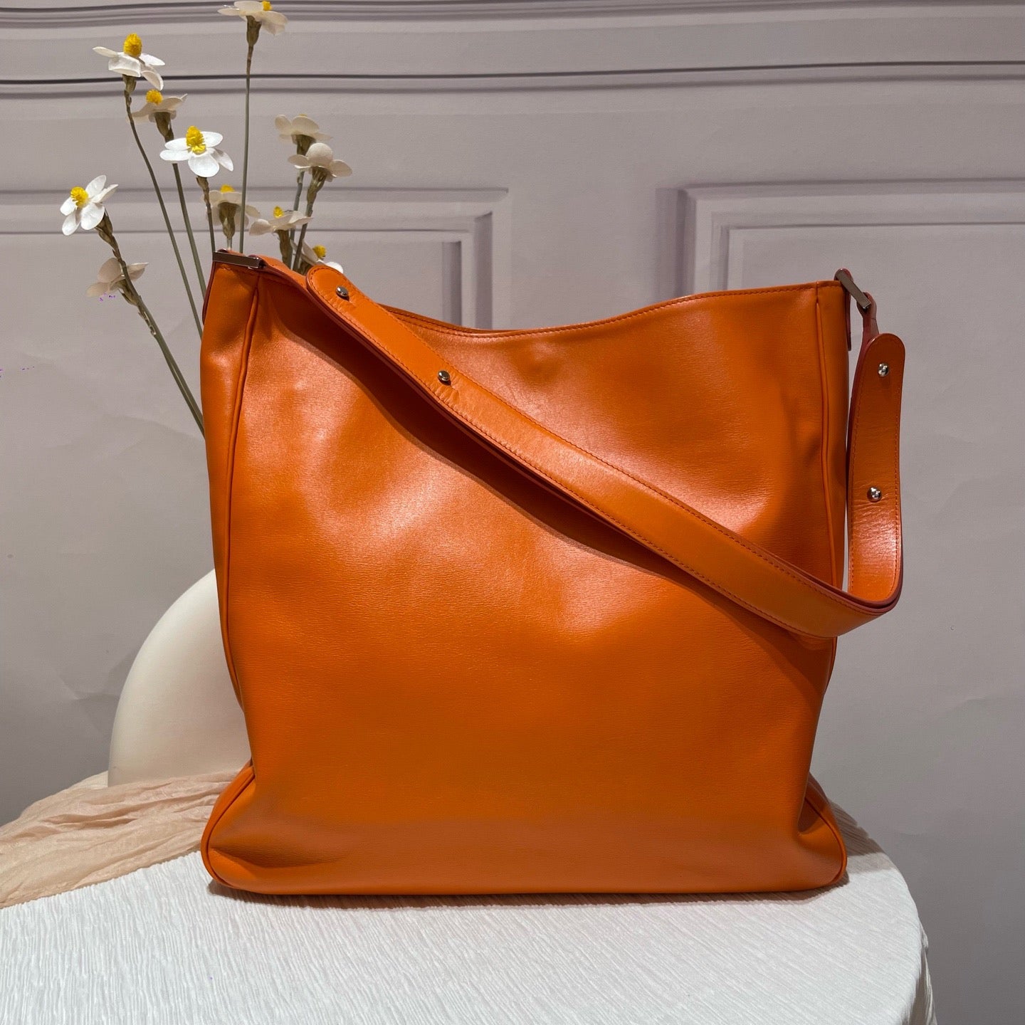 Delvaux - Louise - Leather - Orange - (medium)