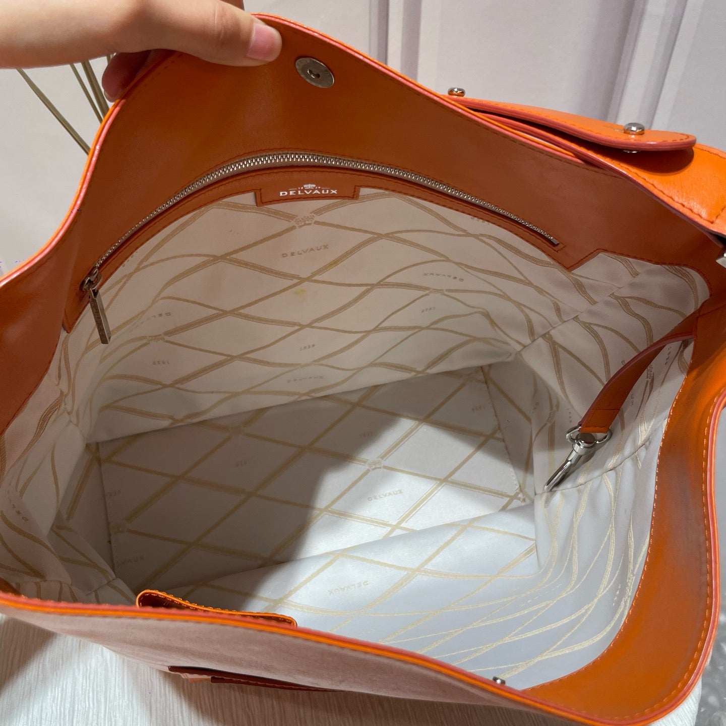 Delvaux - Louise - Leather - Orange - (medium)