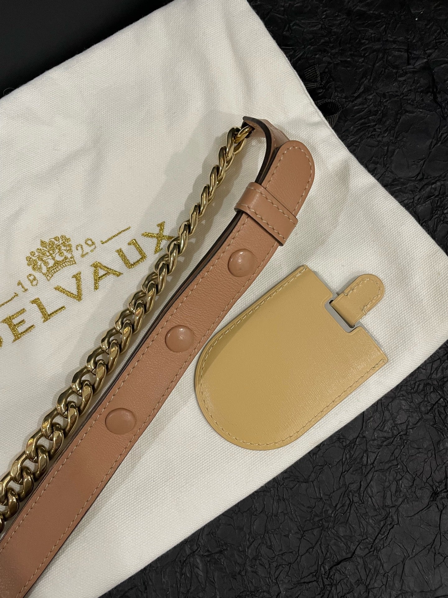 Delvaux - Madame Chaine - Leather - Beige - (small)