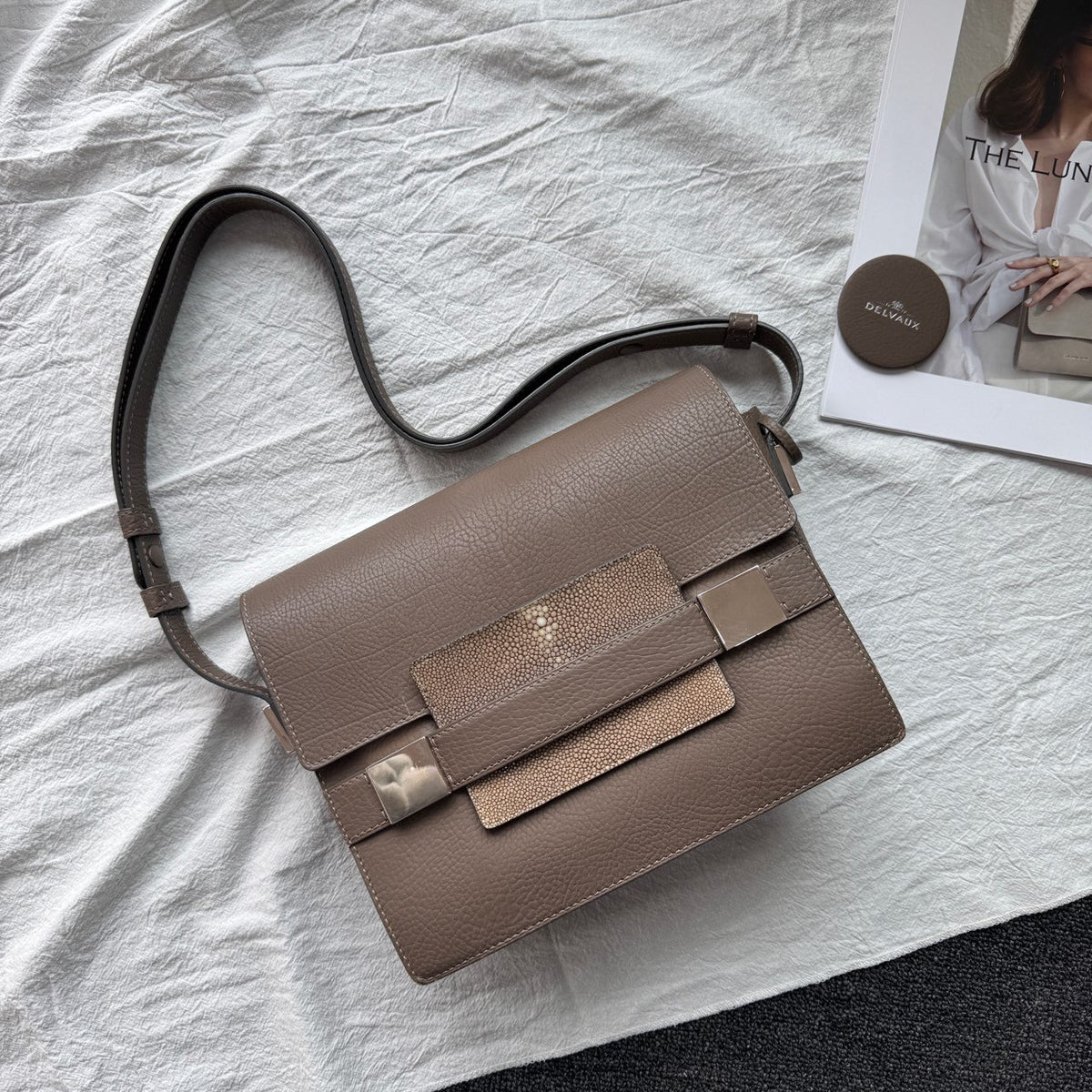 Delvaux - Madame - Leather - Grey - (Medium)