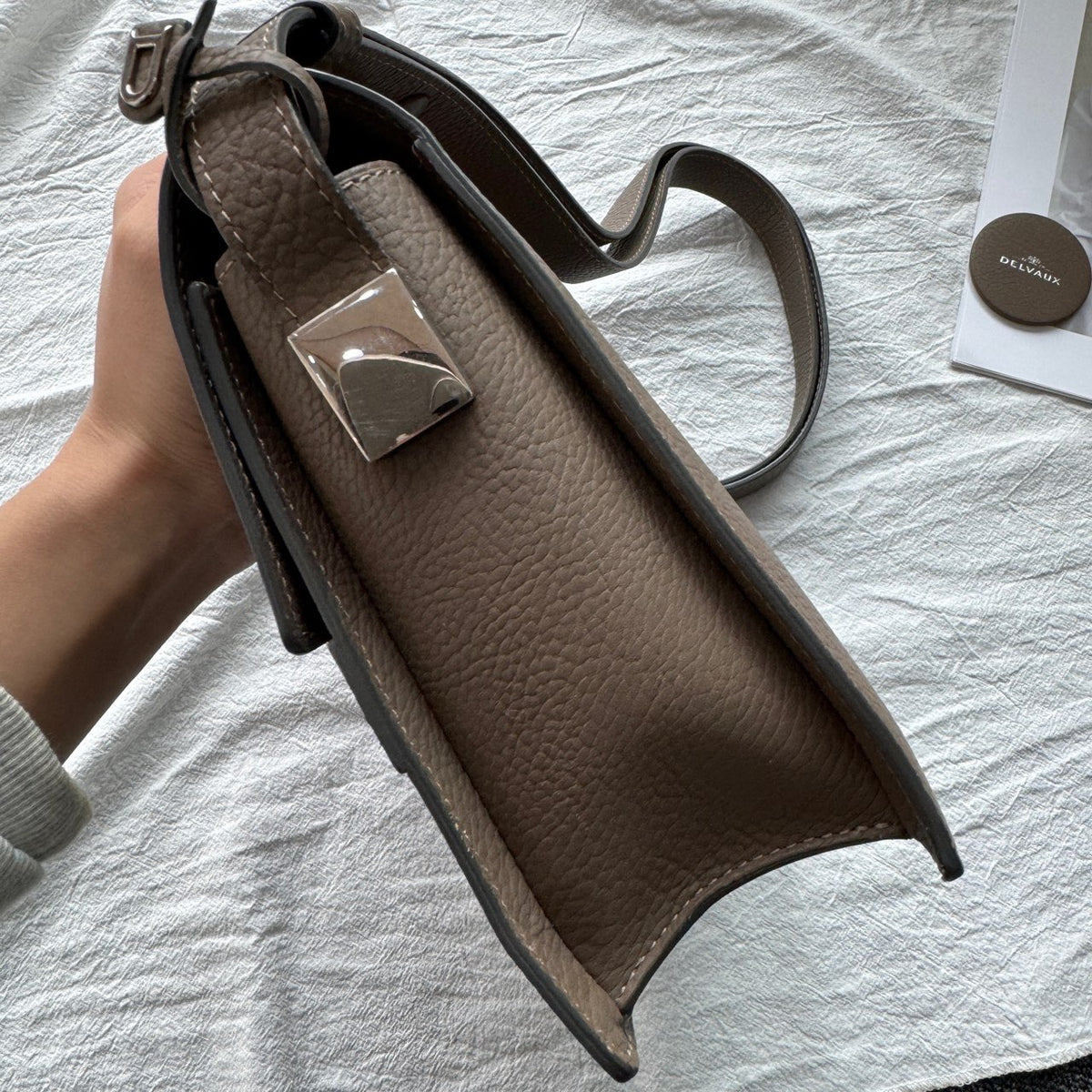 Delvaux - Madame - Leather - Grey - (Medium)