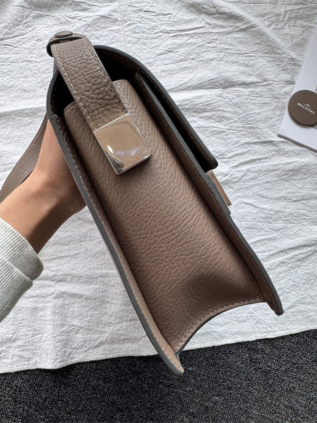 Delvaux - Madame - Leather - Grey - (Medium)