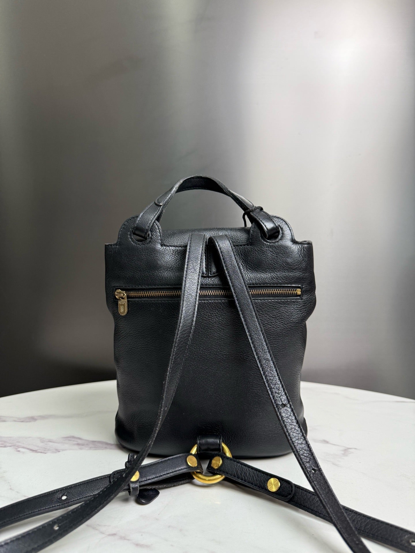 Delvaux - Mini Backpack - Leather - Black - (mini)