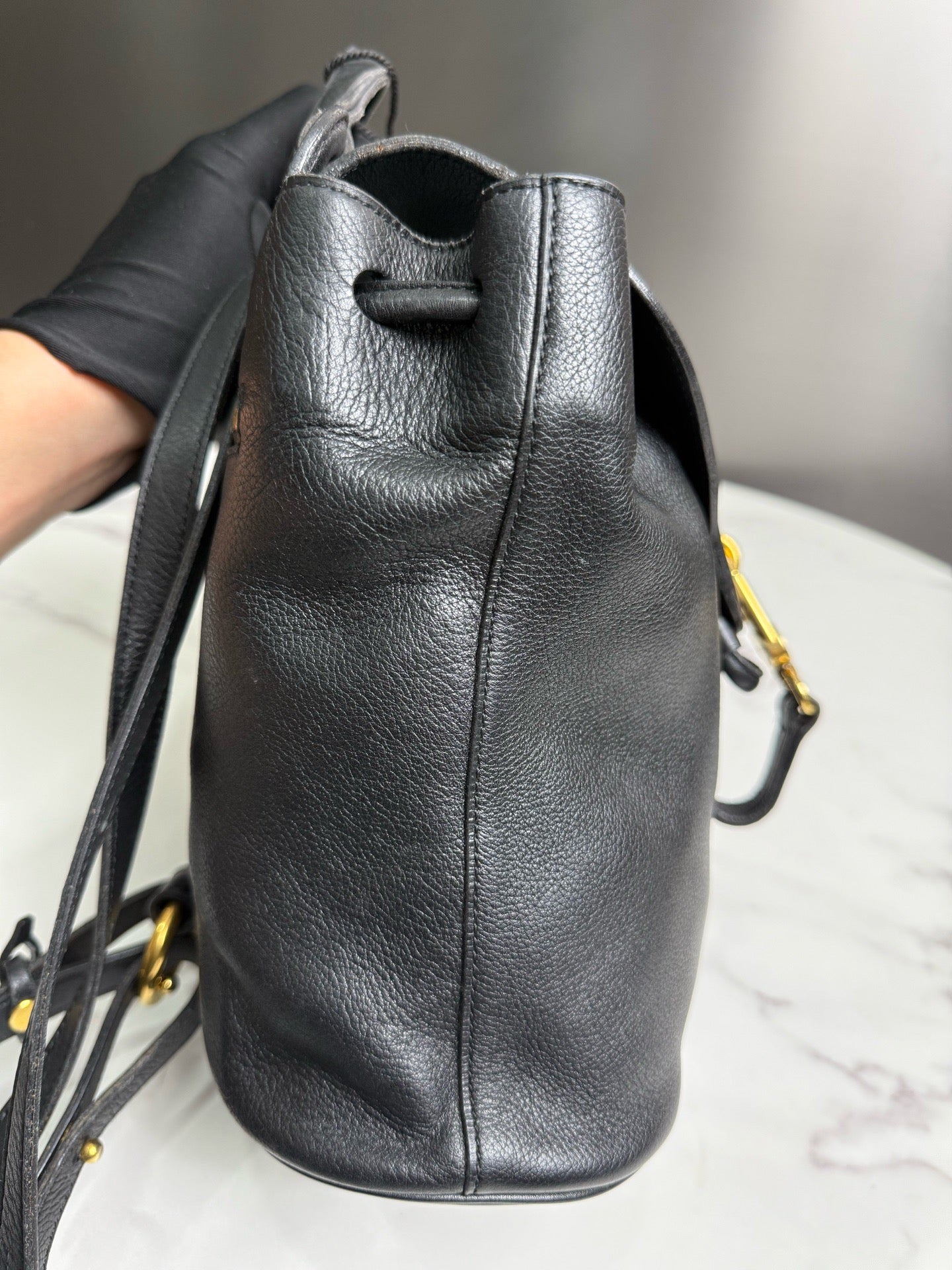 Delvaux - Mini Backpack - Leather - Black - (mini)