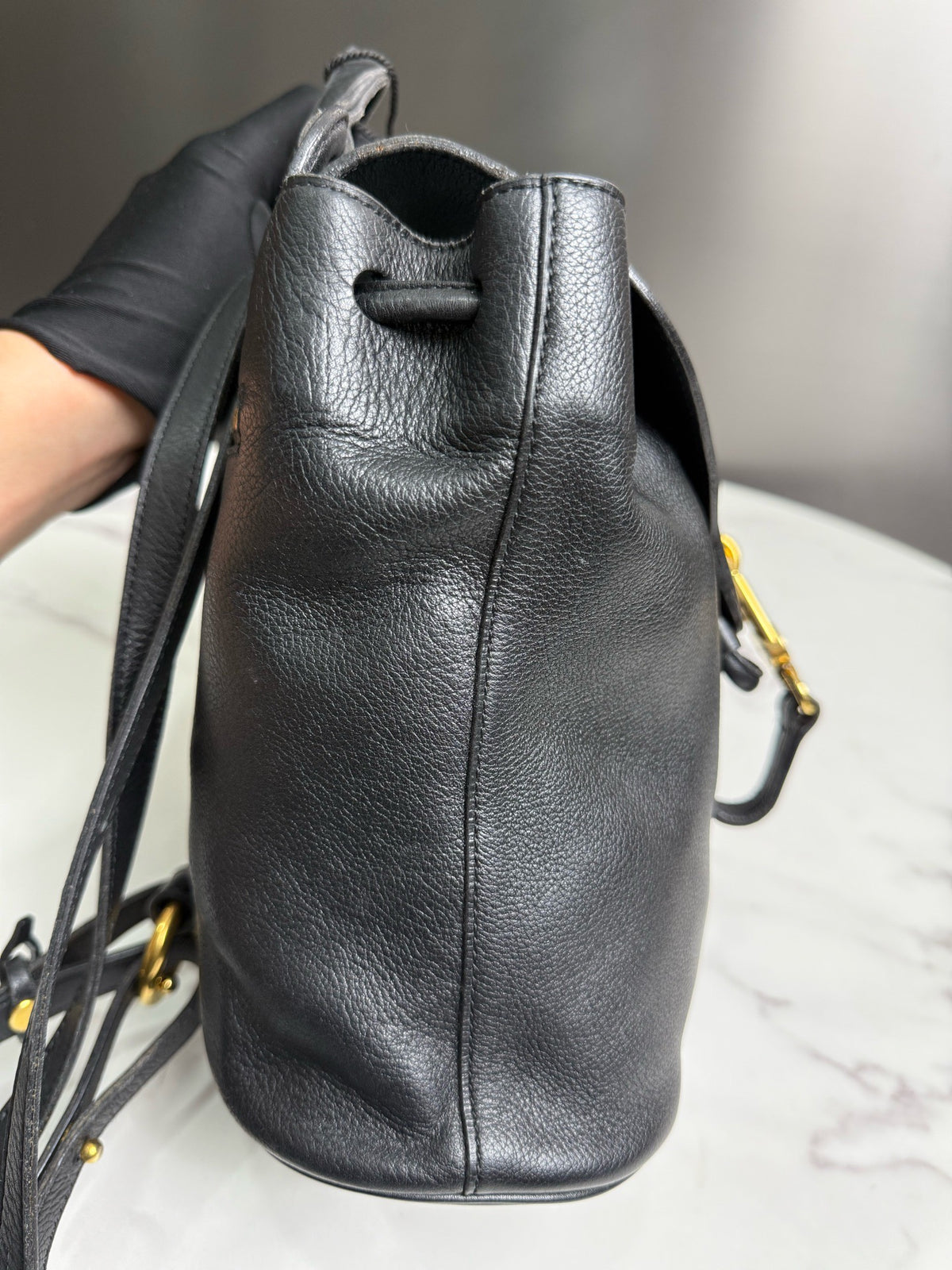 Delvaux - Mini Backpack - Leather - Black - (mini)