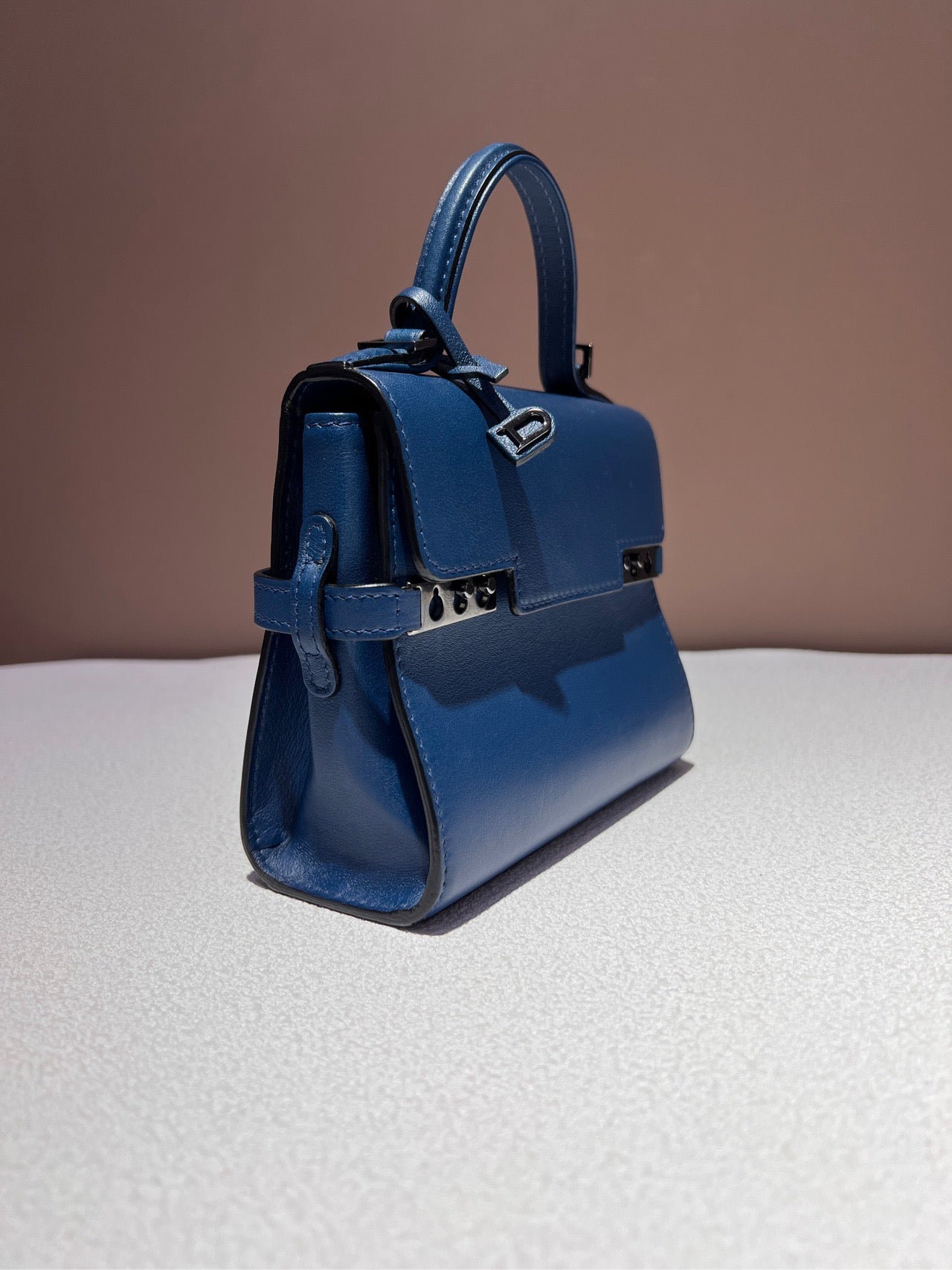 Delvaux - Other - Calfskin - Blue - (mini)
