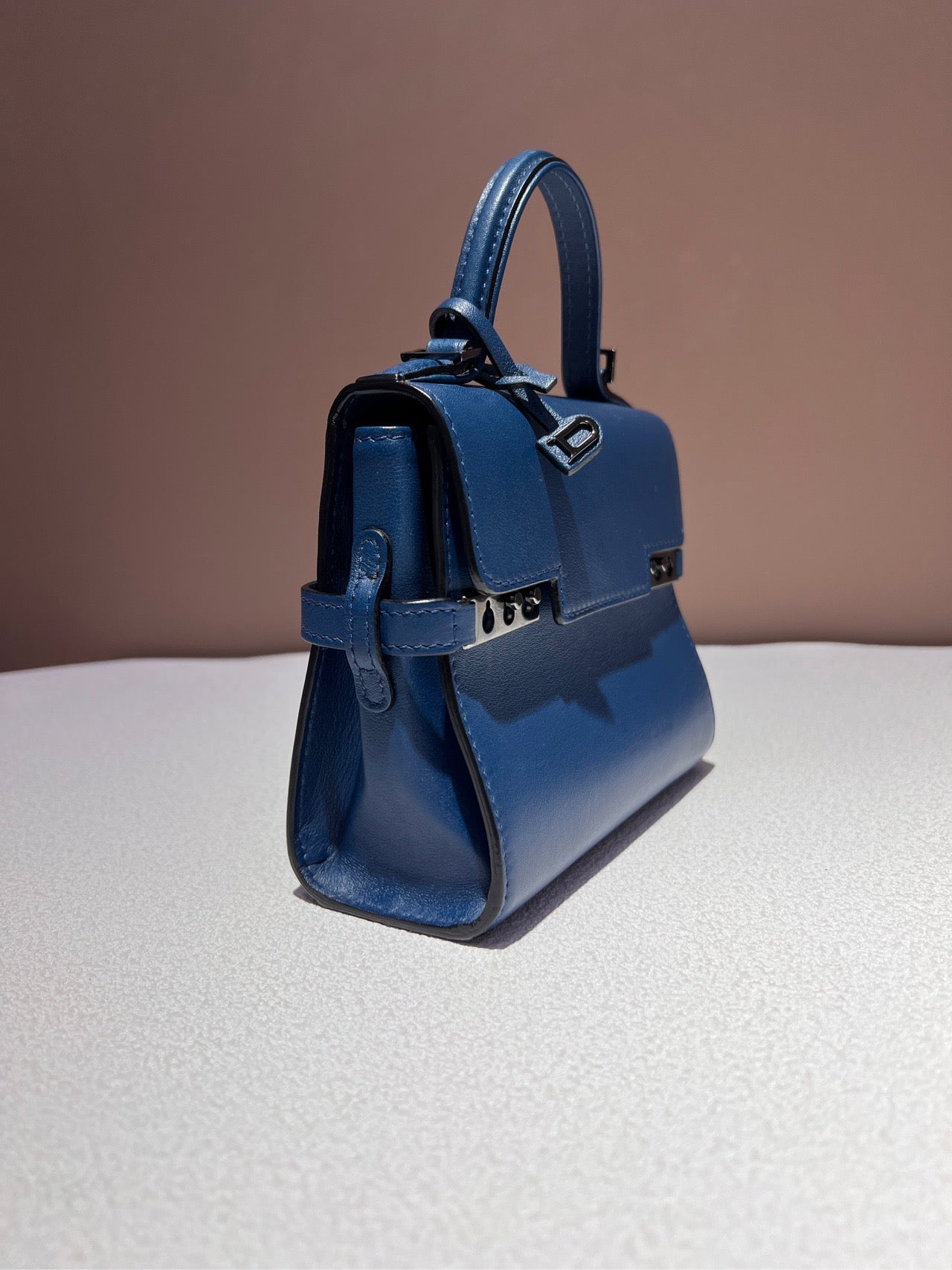 Delvaux - Other - Calfskin - Blue - (mini)