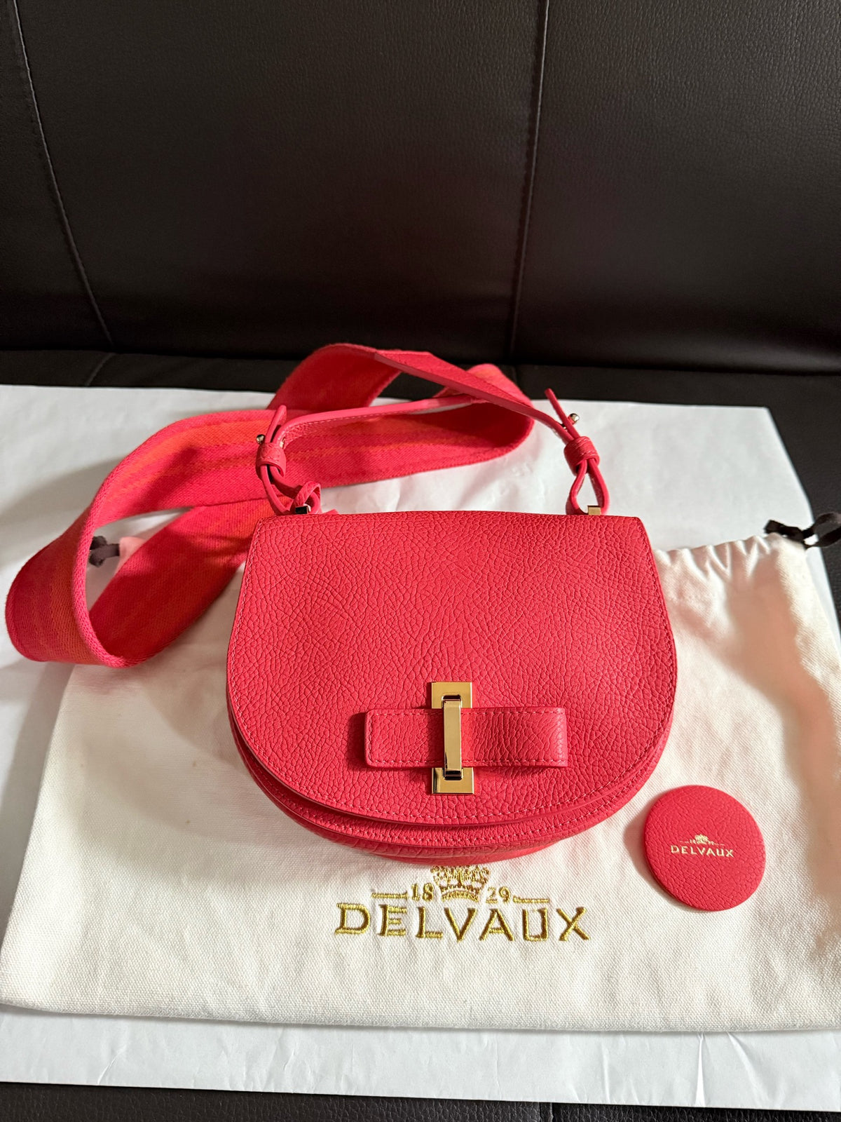 Delvaux - Pin Pouch - Leather - Pink - (small)