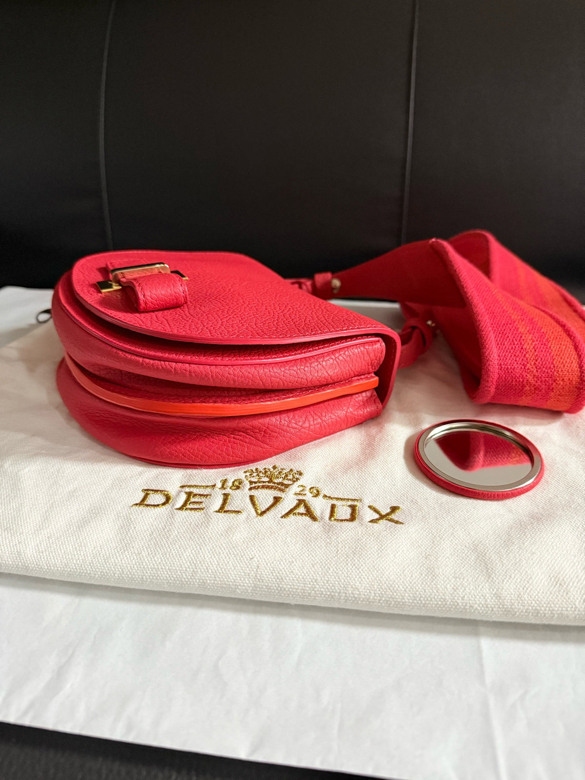 Delvaux - Pin Pouch - Leather - Pink - (small)