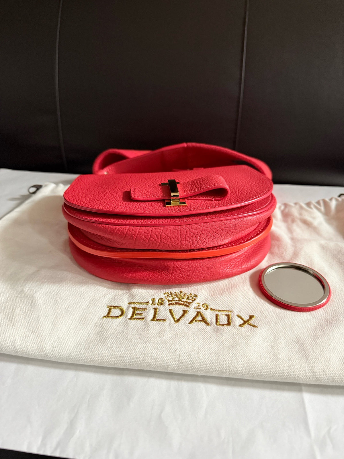 Delvaux - Pin Pouch - Leather - Pink - (small)