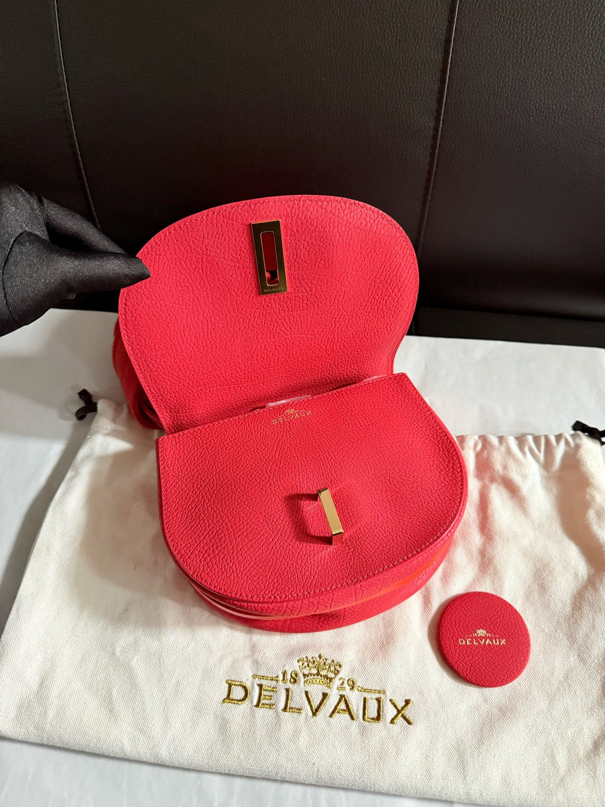 Delvaux - Pin Pouch - Leather - Pink - (small)