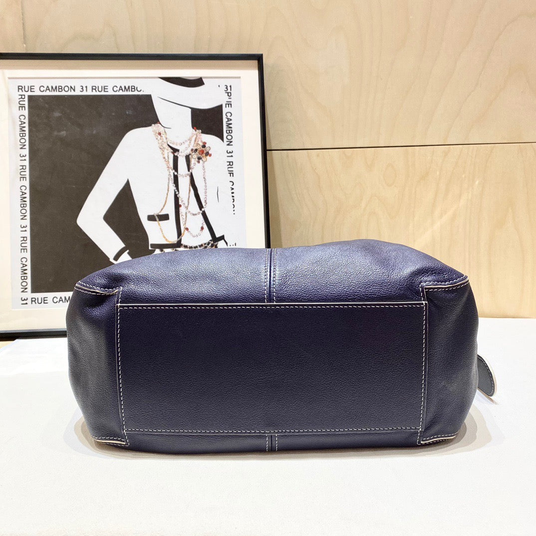 Delvaux - So Cool - Leather - Blue - (Medium)