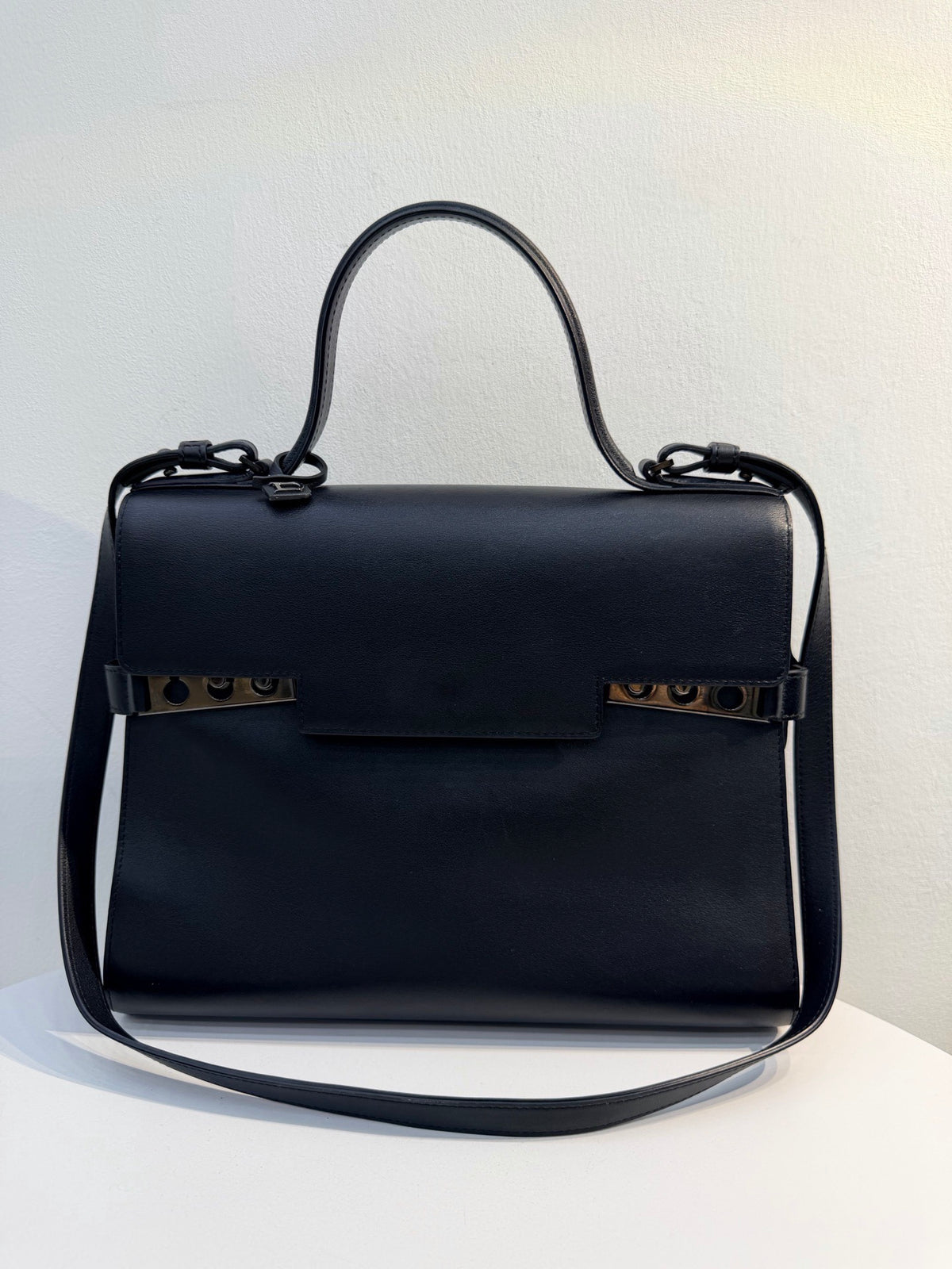 Delvaux - Tempete Large - Leather - Black - (large)