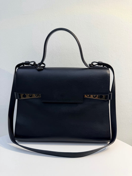 Delvaux - Tempete Large - Leather - Black - (large)