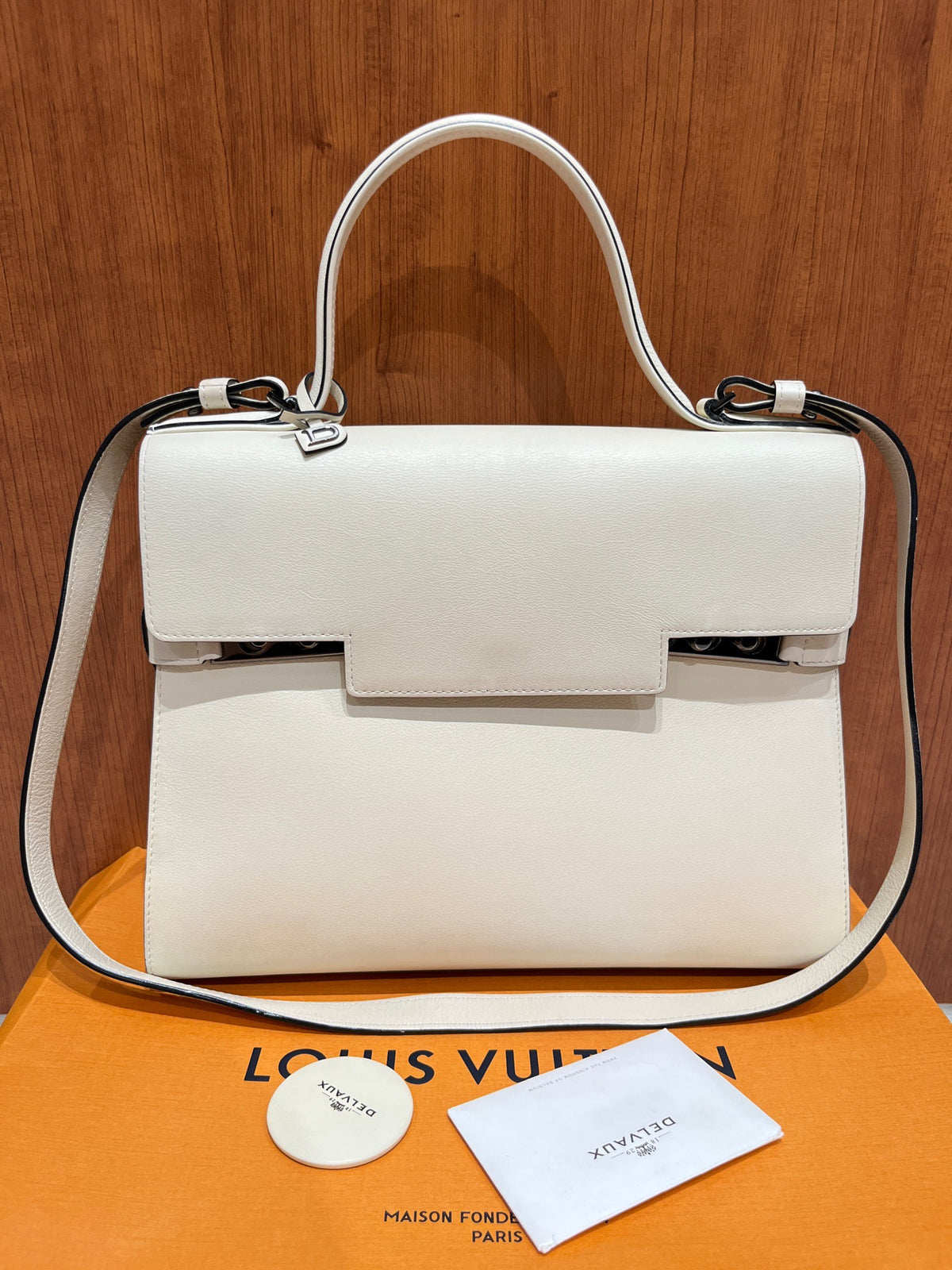 Delvaux - Tempete Large - Leather - White - (large)