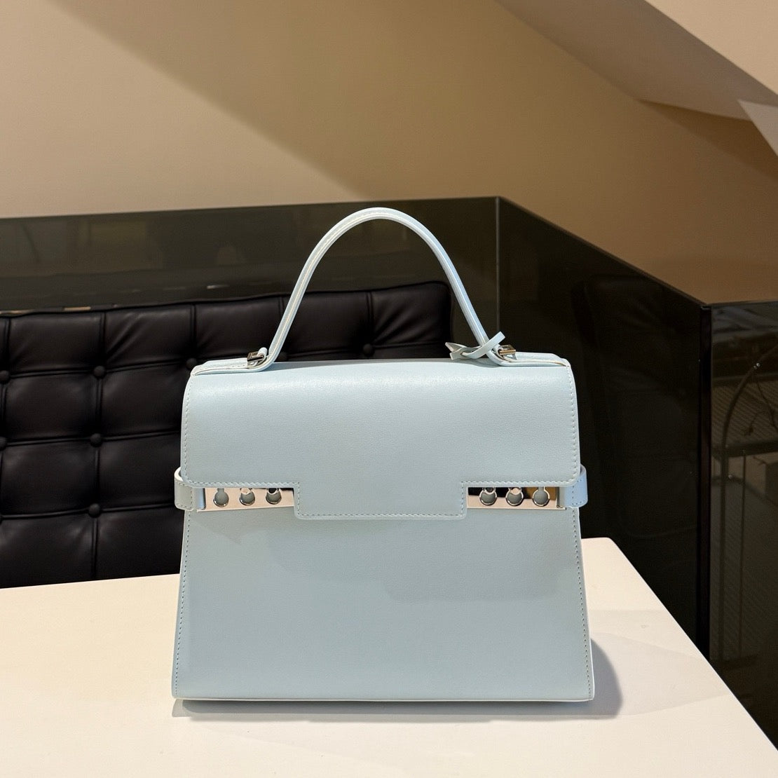 Delvaux - Tempete - Leather - Blue - (medium)