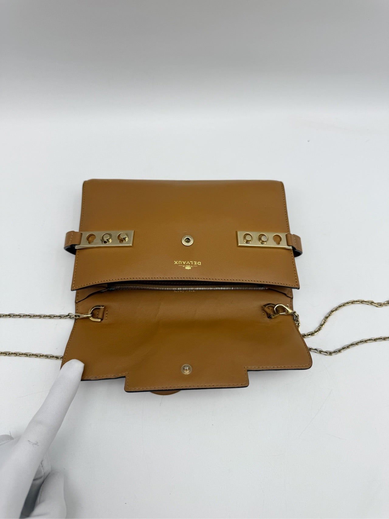 Delvaux - Tempete - Leather - Brown - (mini)