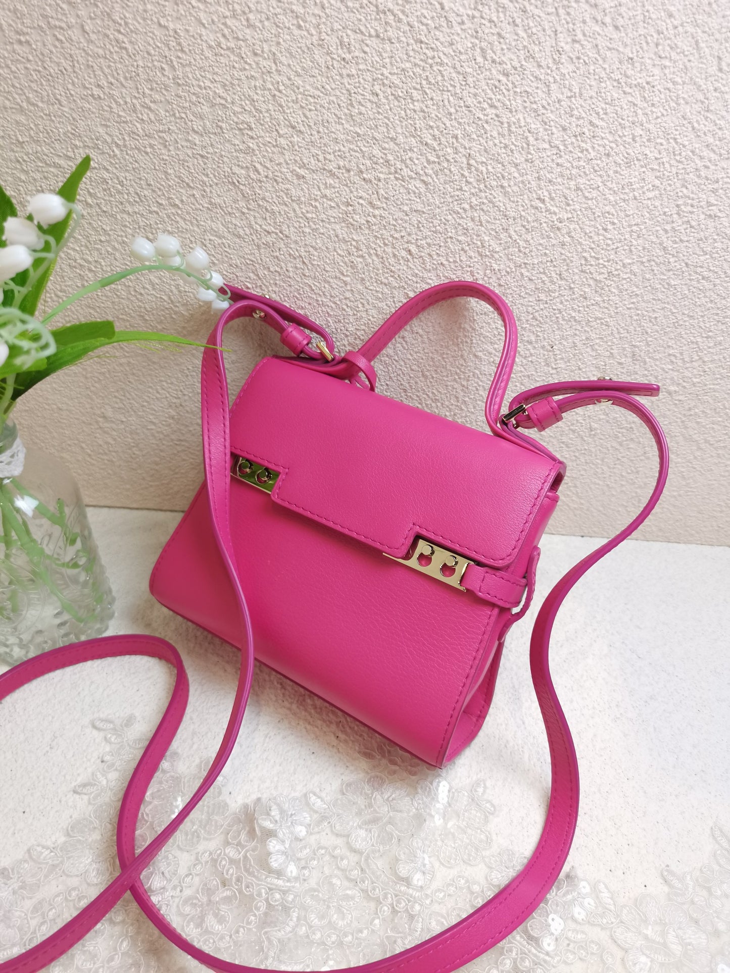 Delvaux - Tempete - Leather - Pink - (mini)