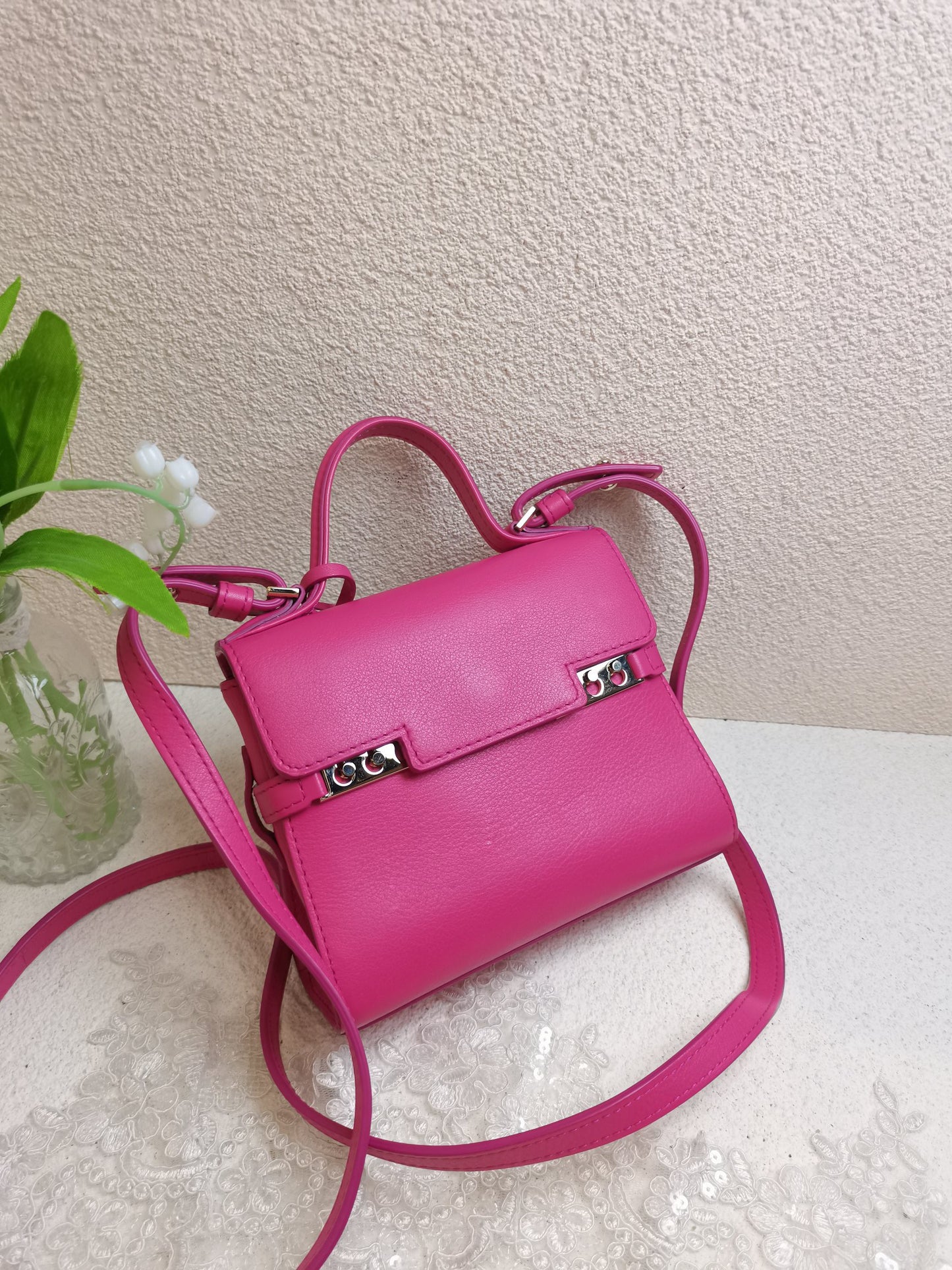 Delvaux - Tempete - Leather - Pink - (mini)