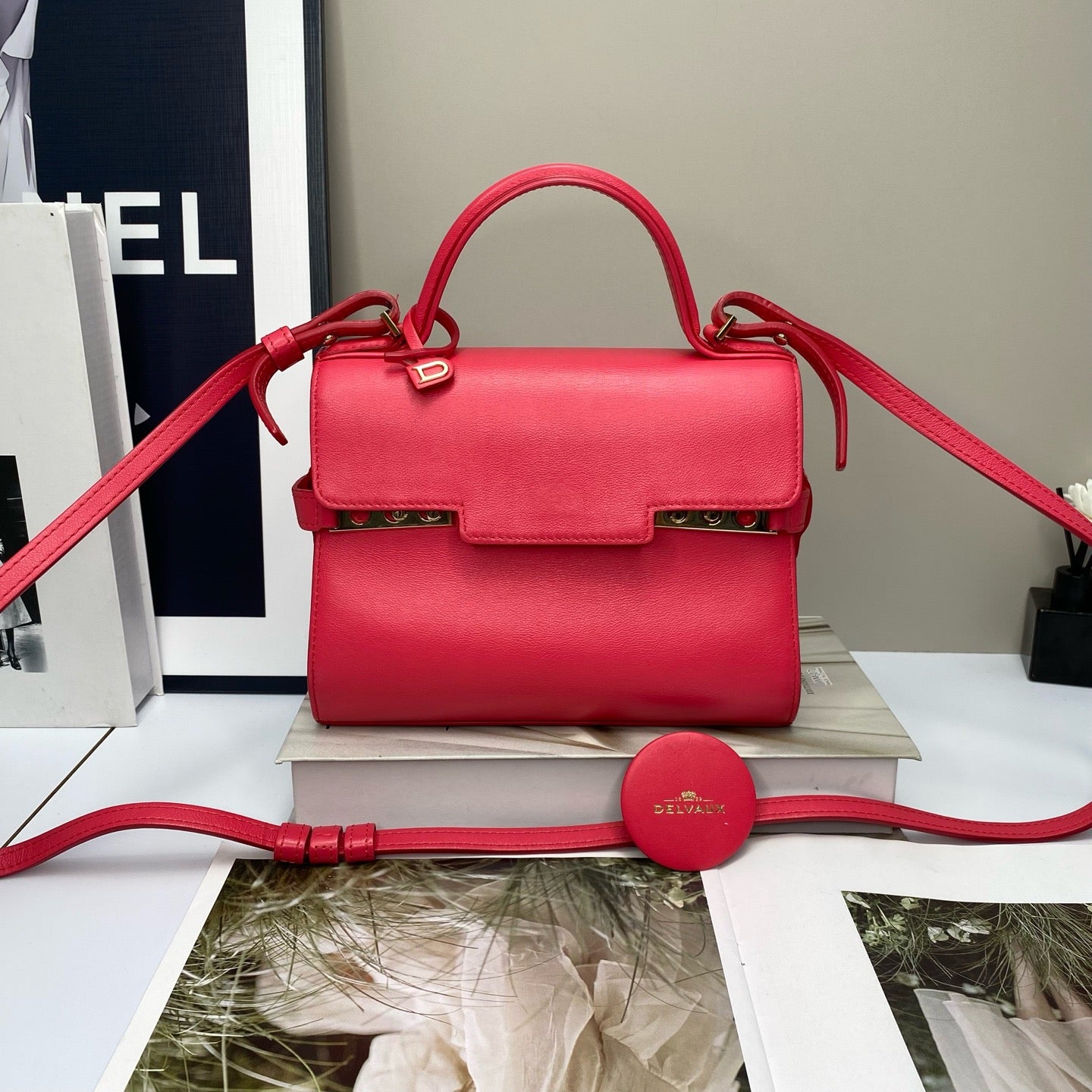 Delvaux - Tempete - Leather - Pink - (Small)