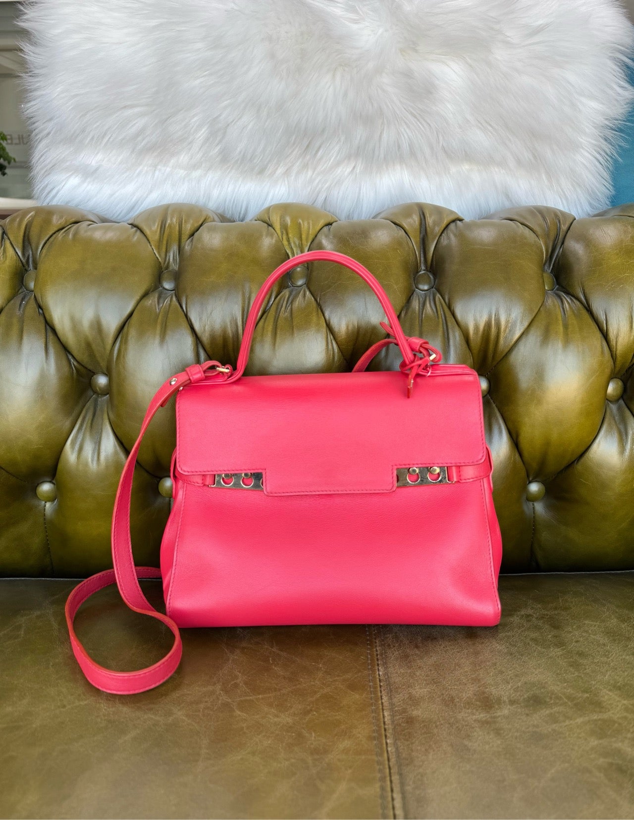 Delvaux - Tempete - Leather - Red - (medium)