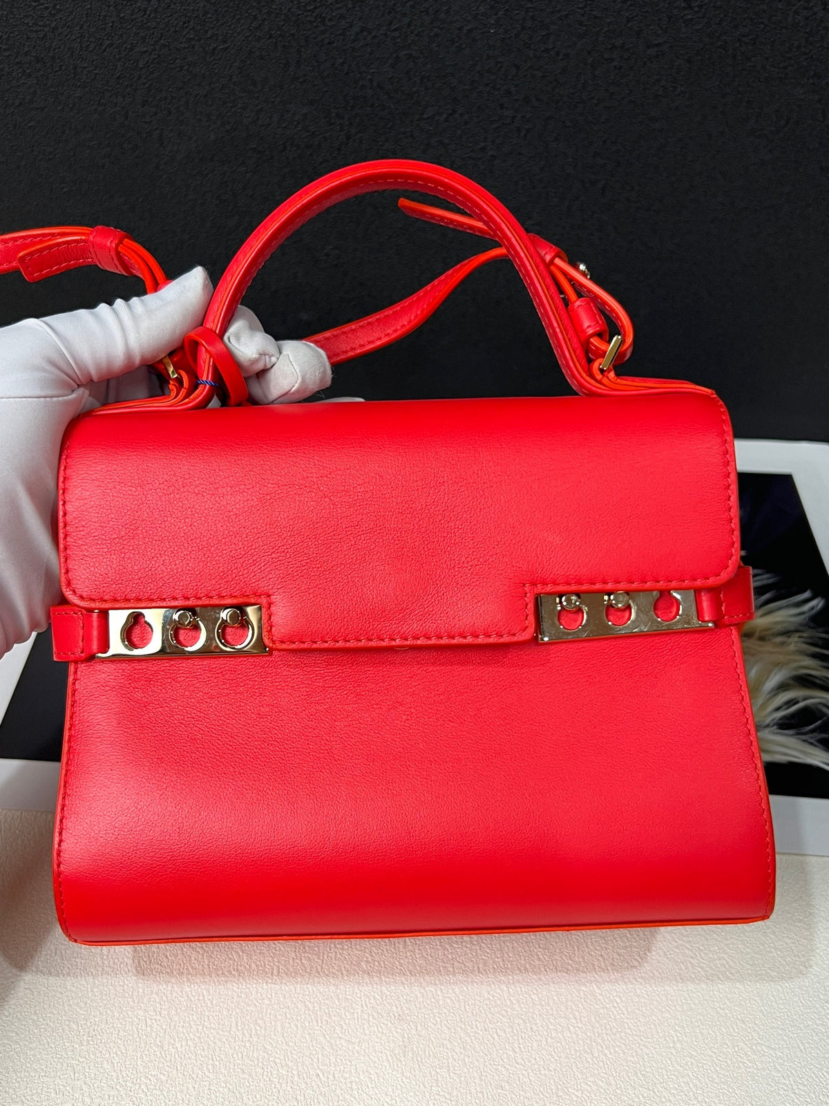 Delvaux - Tempete - Leather - Red - (small)