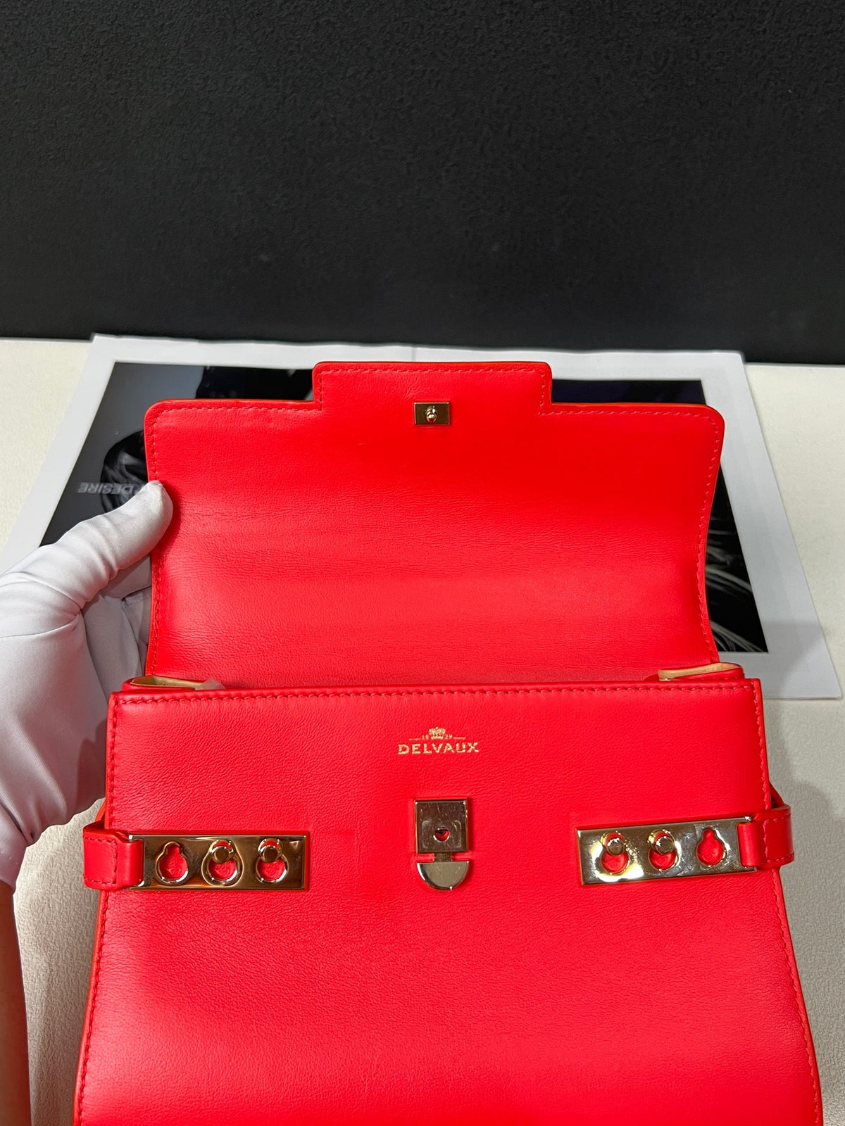 Delvaux - Tempete - Leather - Red - (small)